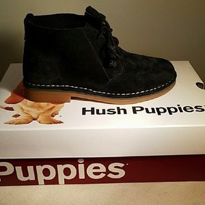 NWB Hush puppy leather booties